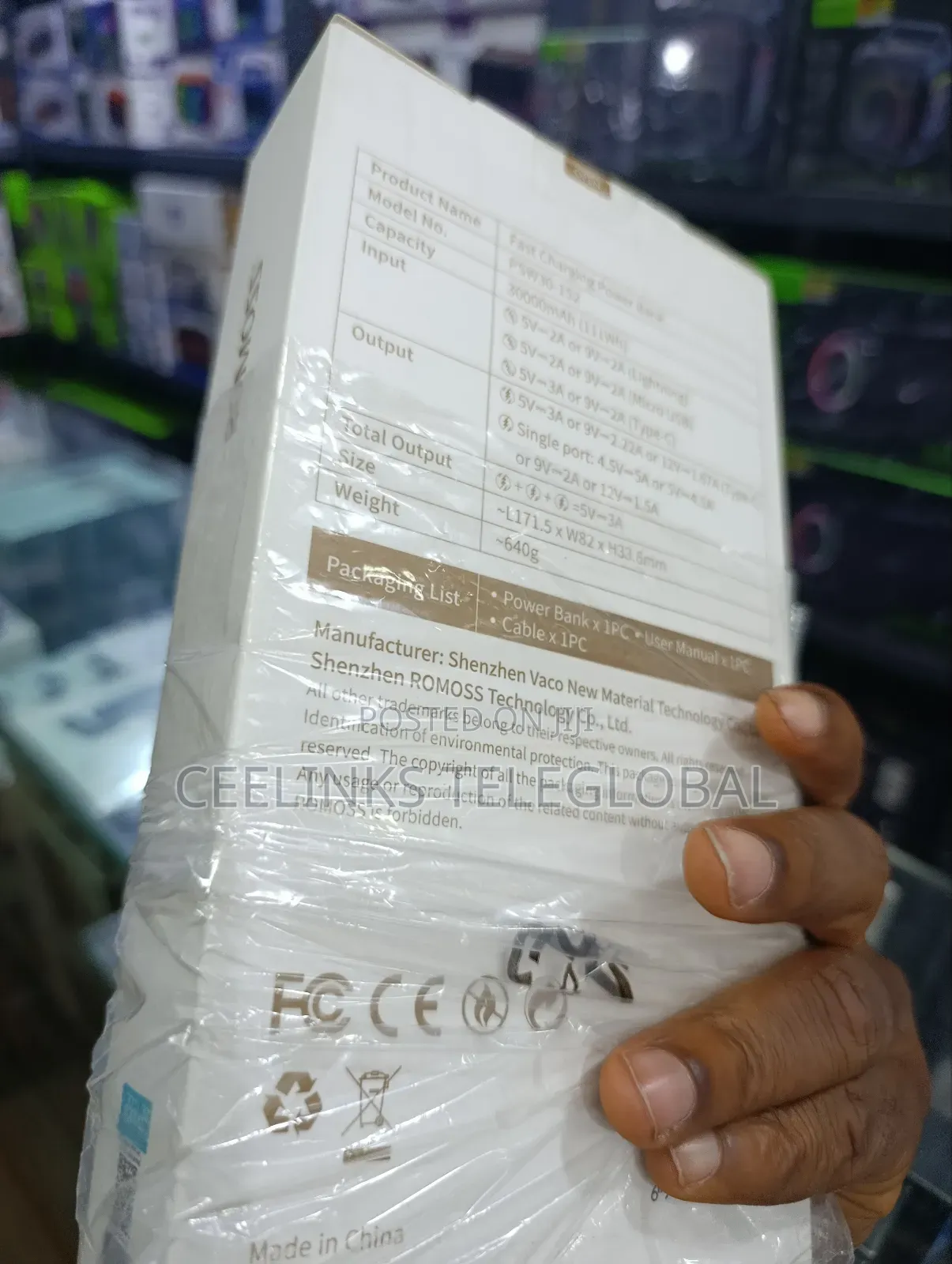 Romoss 30000mah Fast Charging Power Bank