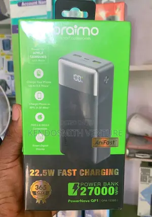 Original Oraimo Opb‐7270q 27000mah Power Bank – Fast Charging 22.5w