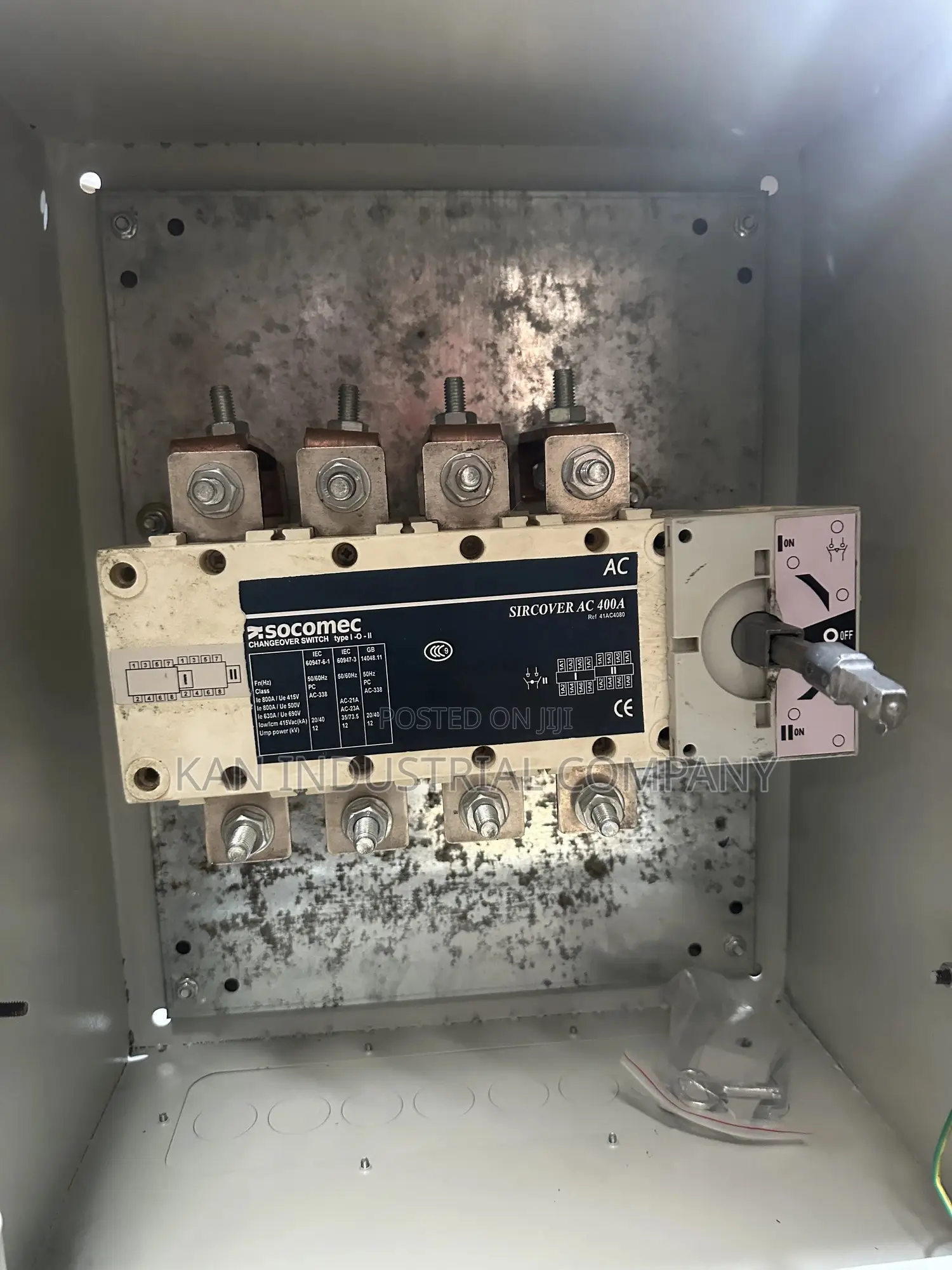 400amps Socomec Change Over