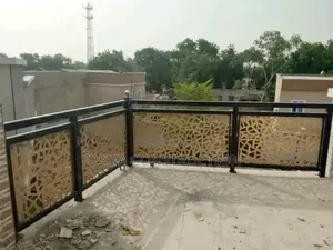 Laser Cut Wronght Iron Hand Rail Design