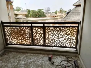 Laser Cut Wronght Iron Hand Rail Design
