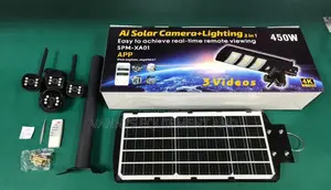 450w Solar Smart Camera Floodlight System (2-in-1) – Ultrahd