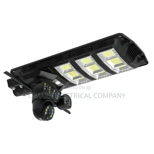 V380 4g Solar Street Light With Security 3 Camera 2000w
