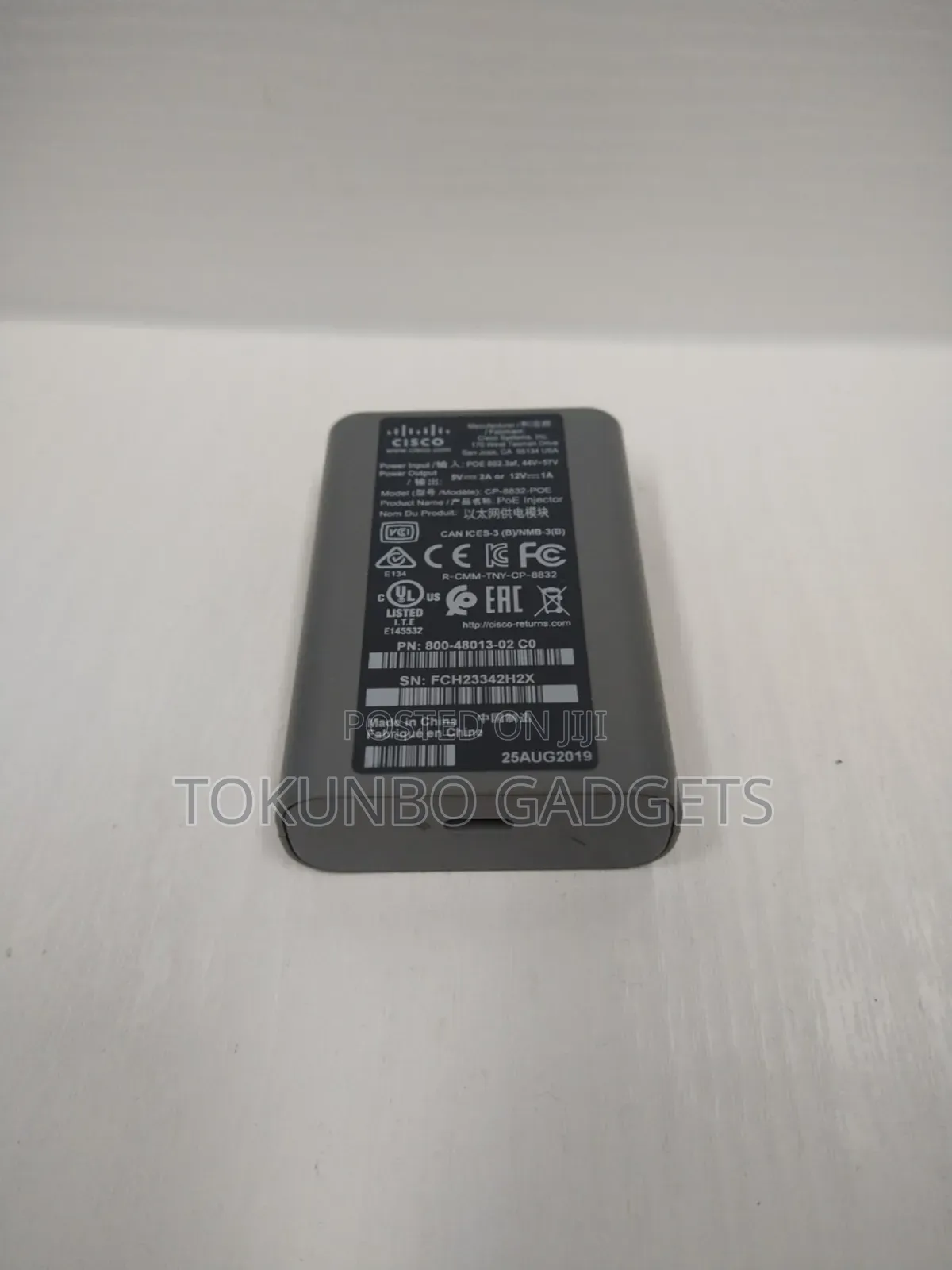 Cisco Poe Injector Cp-8832-Poe