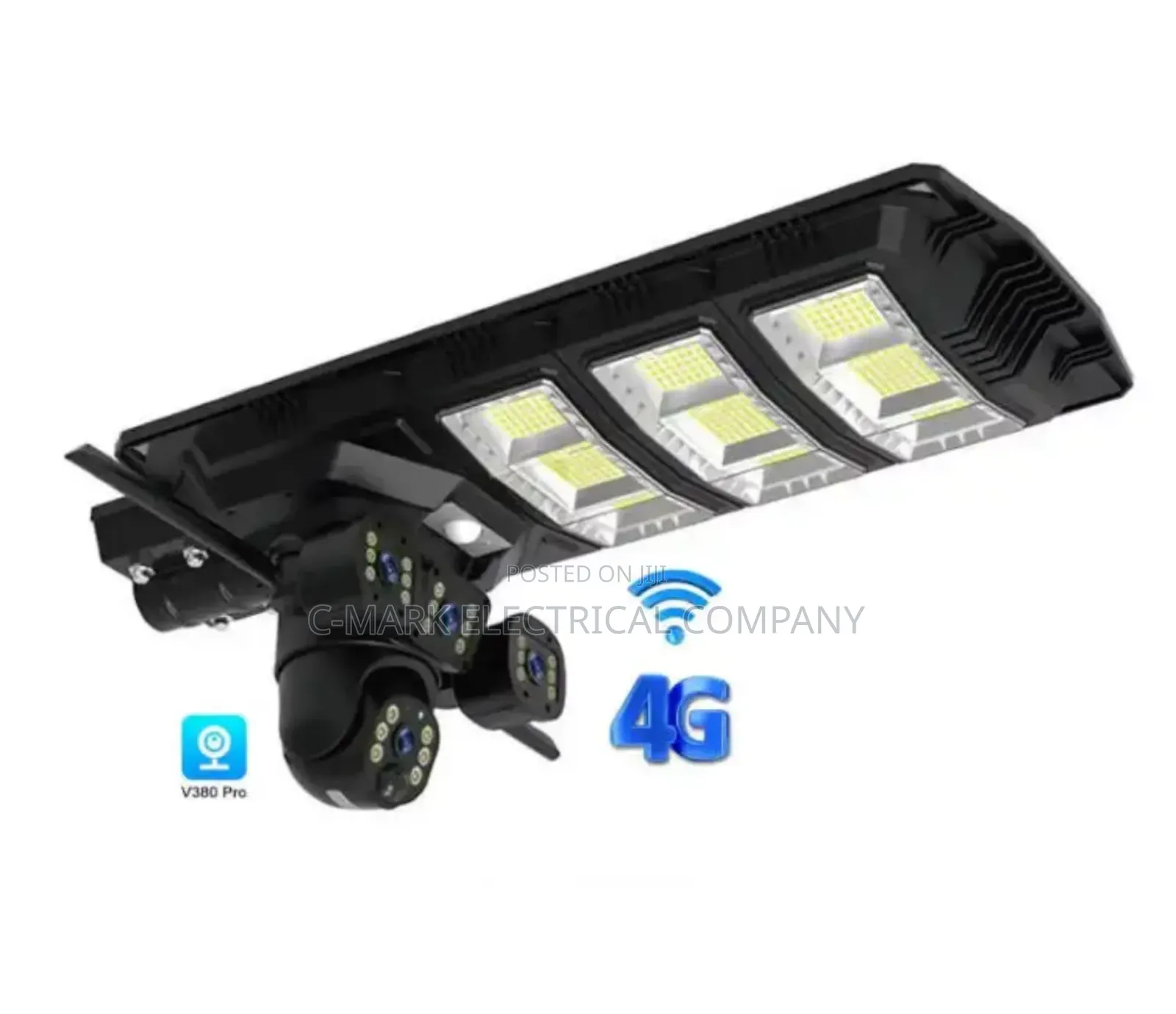 Ip65 2000watts Solar Street With 3 Camera Human Body Sensor
