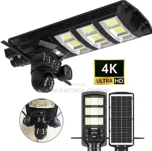 3 Lens Camera Solar Street Light Ip65 2000w Human