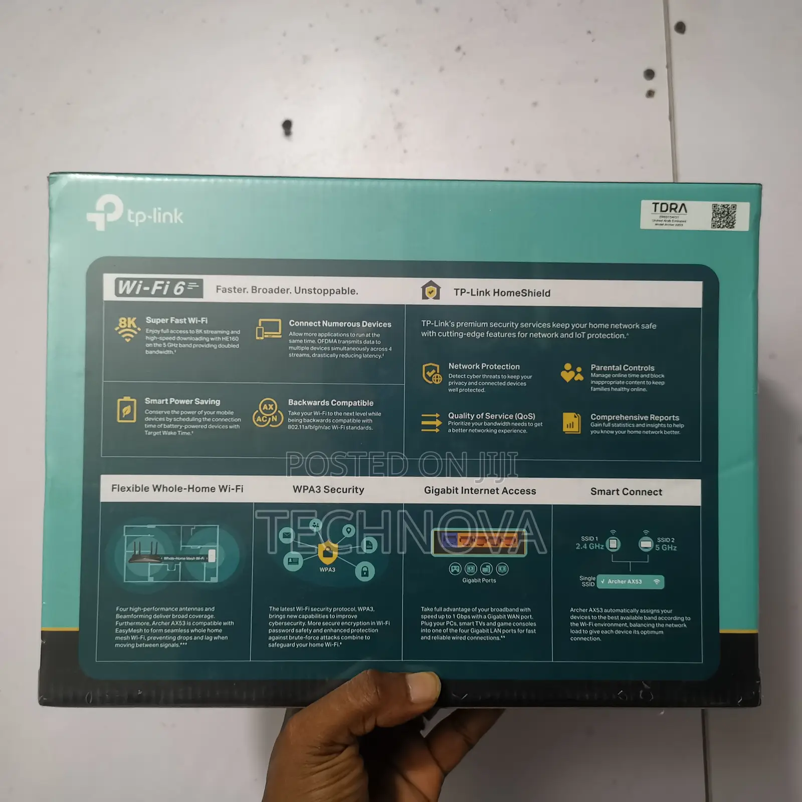 Tp-Link Archer Ax53 Wi-Fi 6 Router for sale - Technova Price: ₦ 98,000 ...