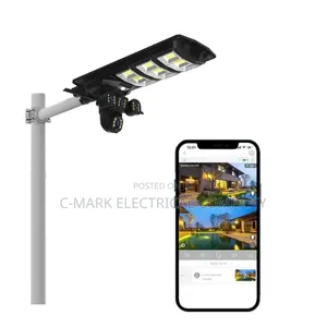 Human Tracking With Color Night Vision 3 Lens Camera With Solar Light