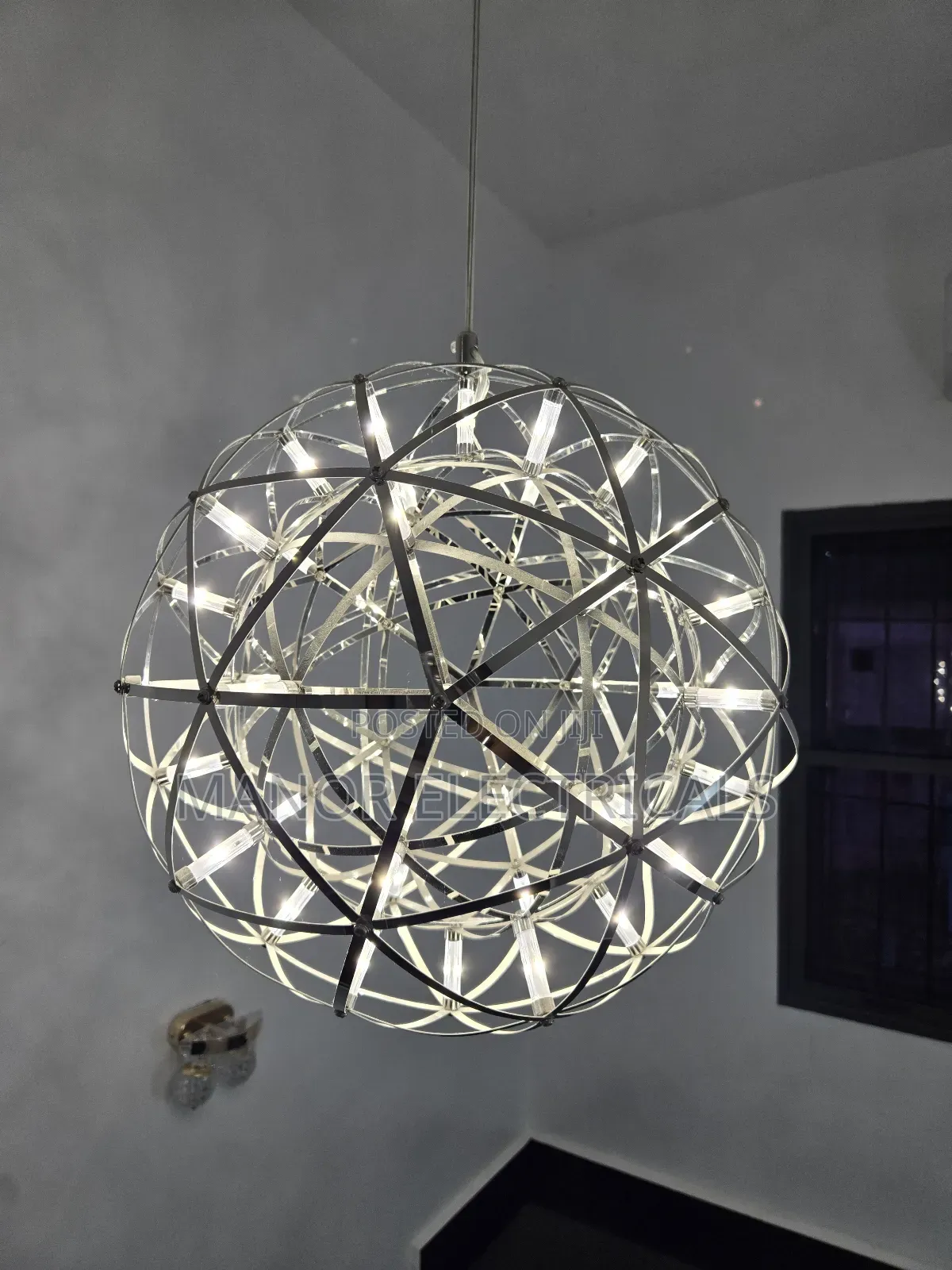 Orbit Stainless Inner Layer Chandelier – Luxury Modern Led Light
