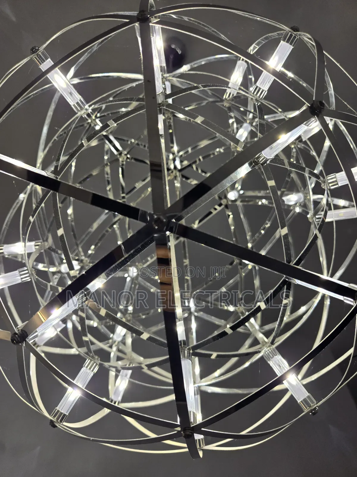 Orbit Stainless Inner Layer Chandelier – Luxury Modern Led Light