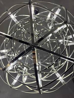 Orbit Stainless Inner Layer Chandelier – Luxury Modern Led Light