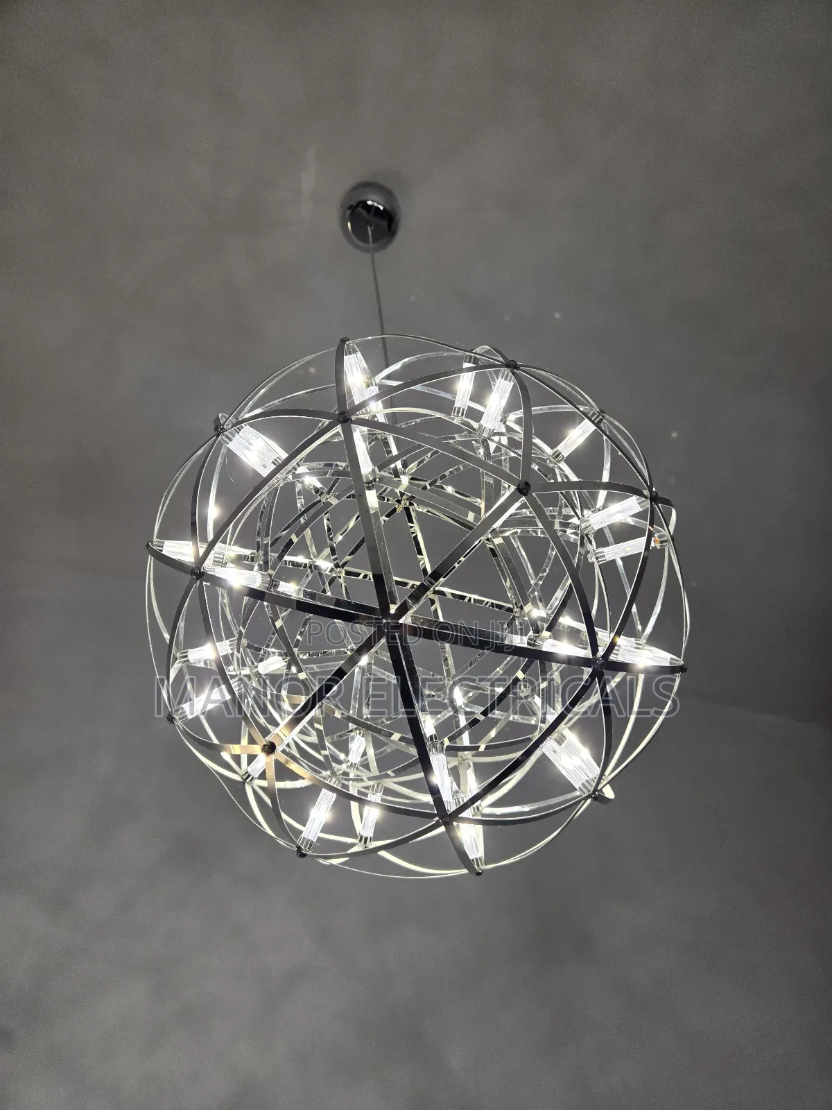 Orbit Stainless Inner Layer Chandelier – Luxury Modern Led Light
