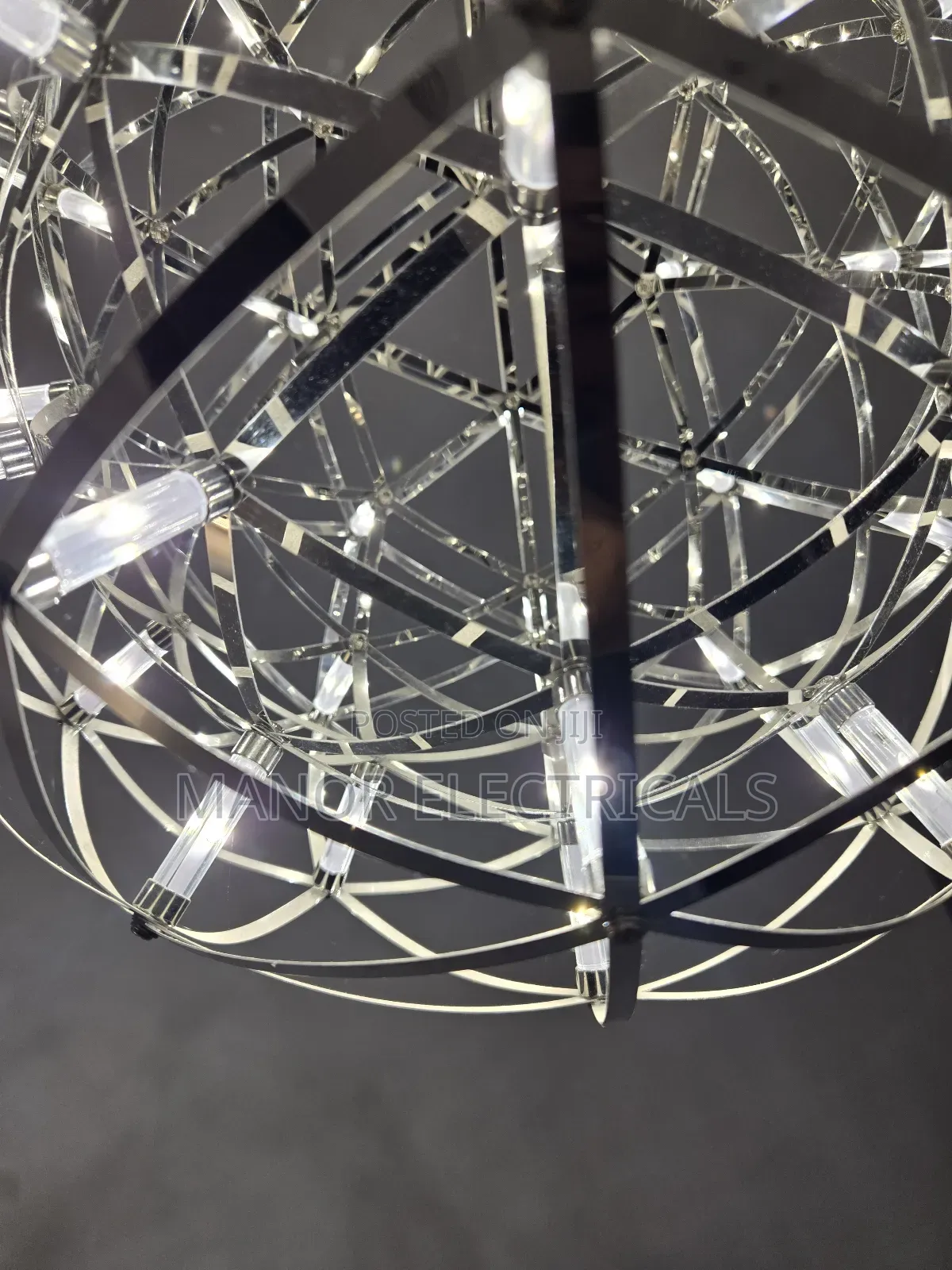 Orbit Stainless Inner Layer Chandelier – Luxury Modern Led Light