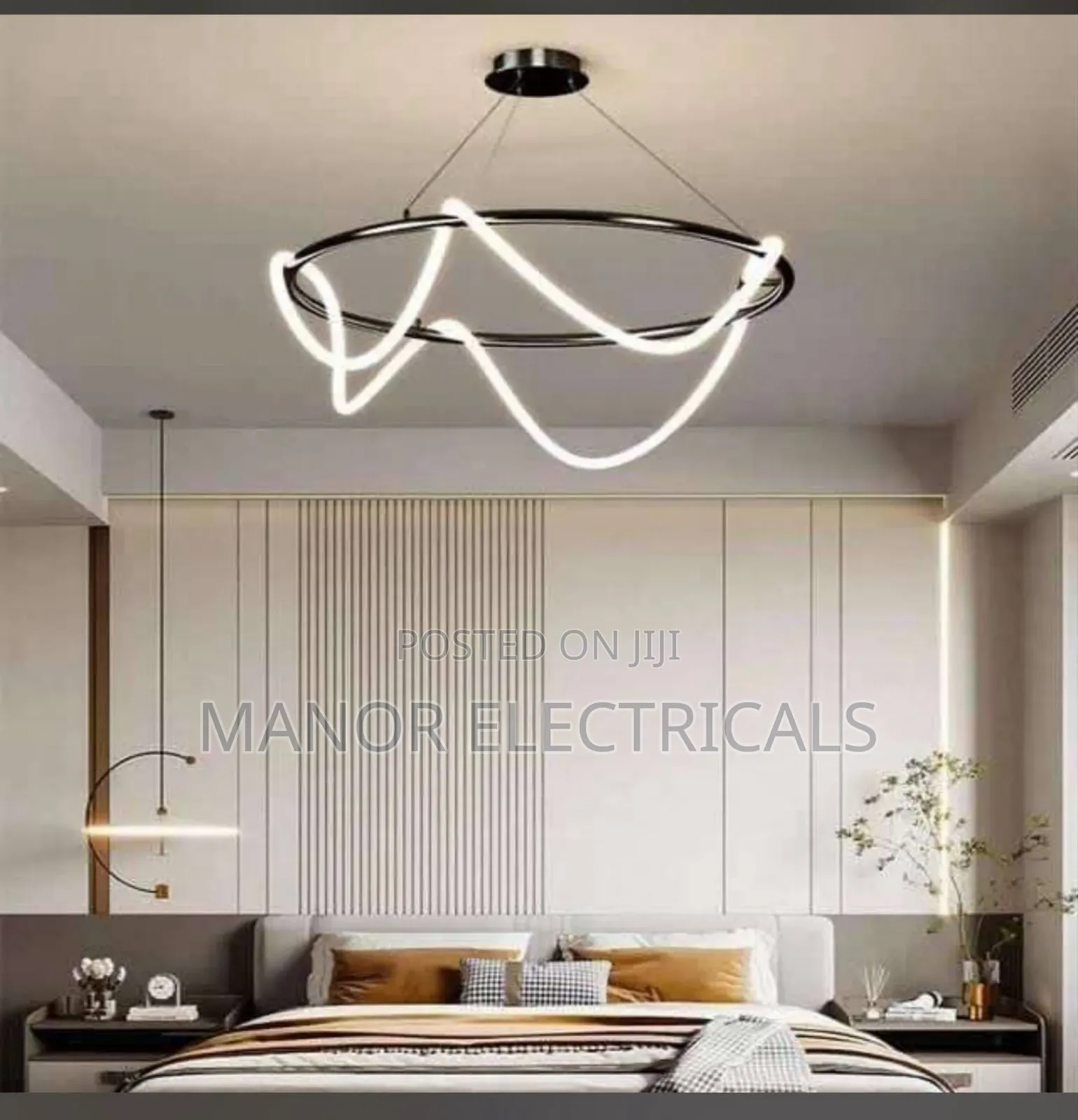 Stylish Curry Chandelier – Modern Led Ceiling Light