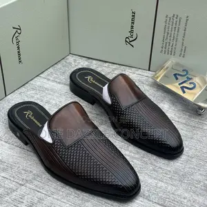 Richwanaz Italian Leather Half Shoe