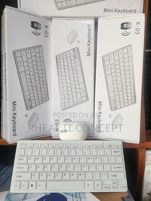 Mini Wireless Keyboard and Mouse