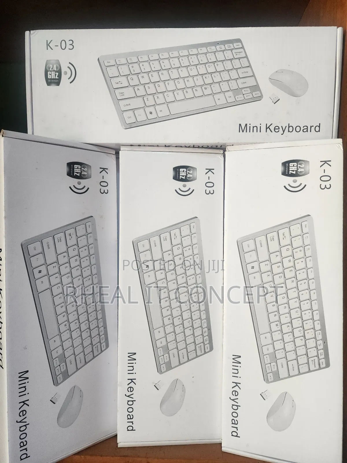 Mini Wireless Keyboard and Mouse