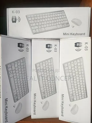 Mini Wireless Keyboard and Mouse