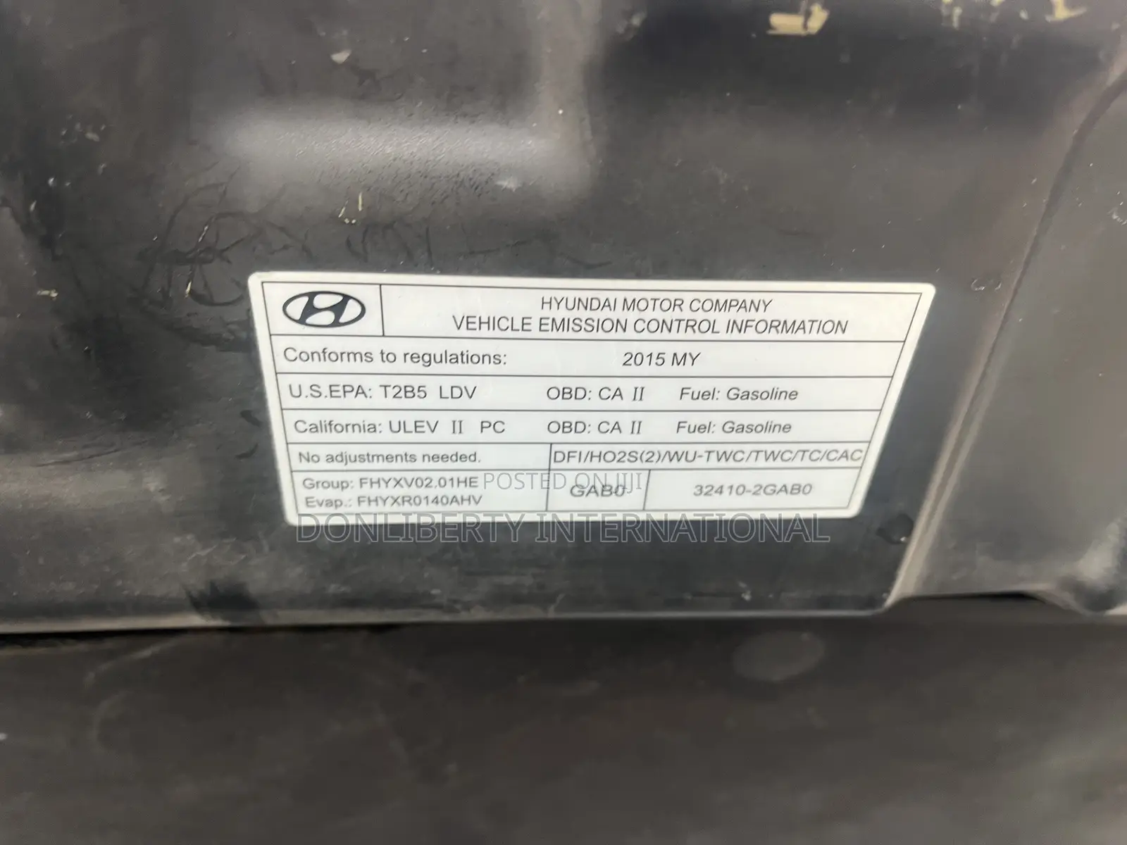 Hyundai Sonata 2015 Black