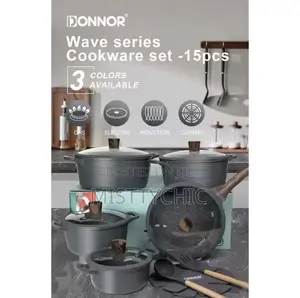 Ceramic Donnie Wavy Cookware Pot