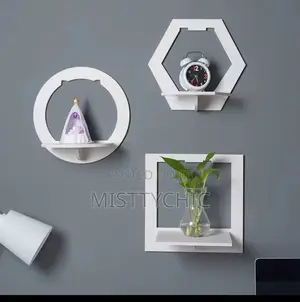 3 in 1 Creative Flower Pot Stand Wall Shelf Free Punch Wall-Mounted