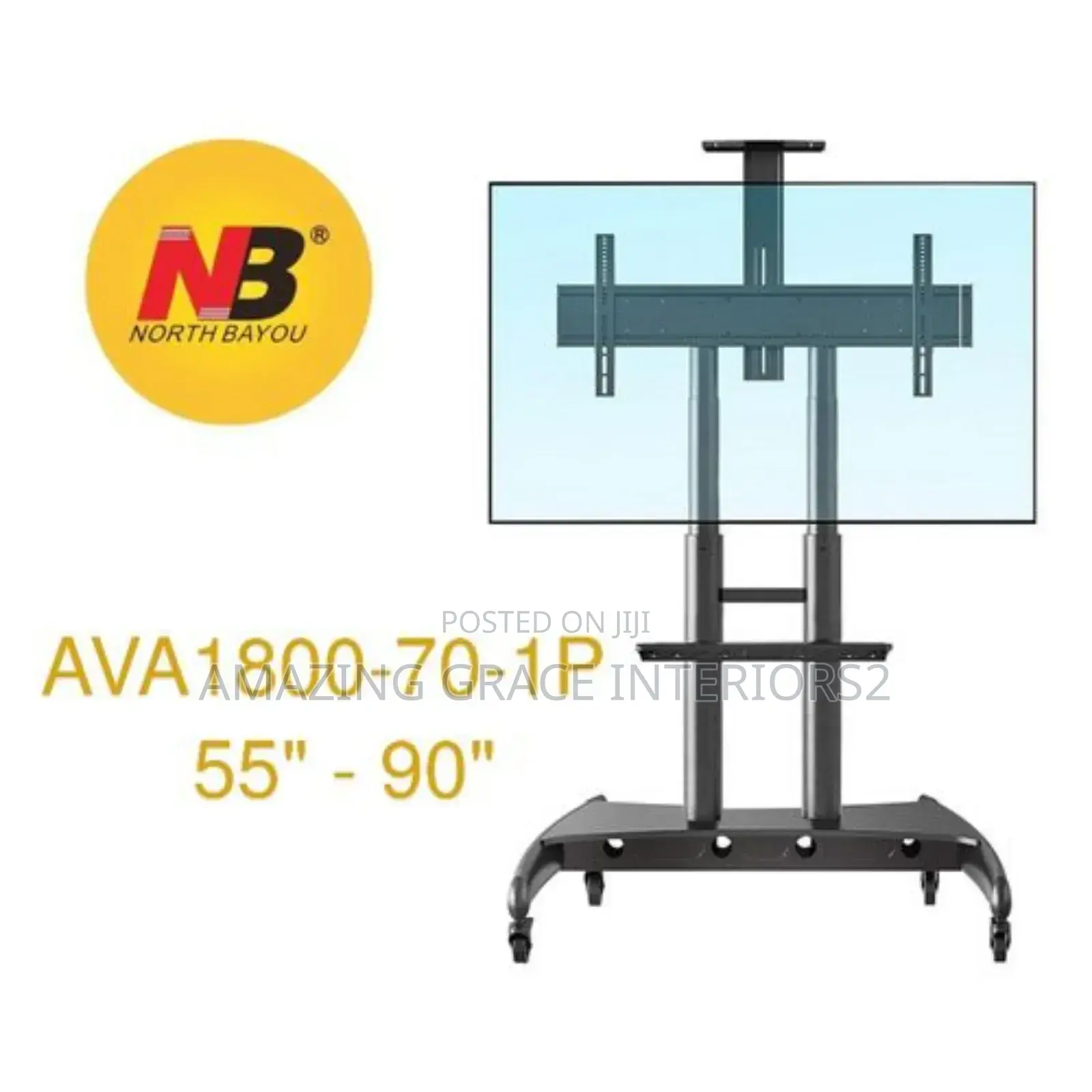 Mobile Television Stand With Mount