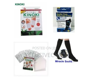 Kinoki Cleansing Detox Foot Pads With Miracle Stock