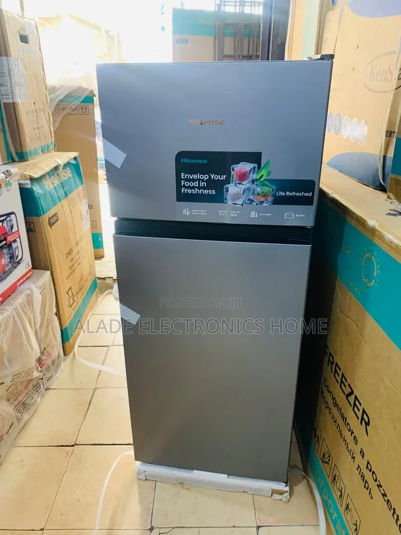 Hisense Double Door Refrigerator 172DR” 10yr Waranty