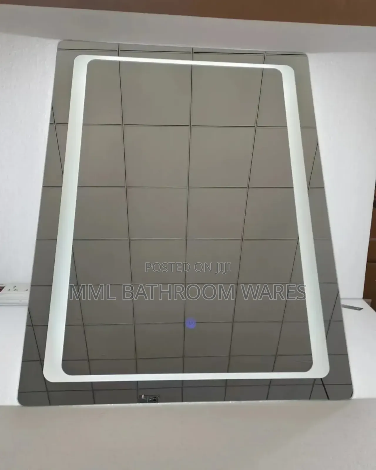 Frameless Mirrors With Lights