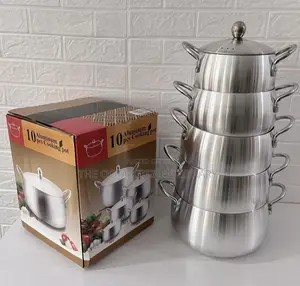 10pcs Aluminum Stock Pot