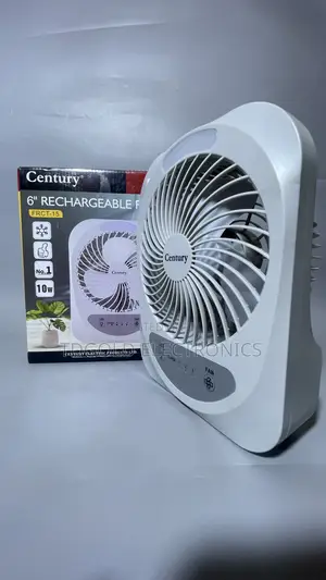 Century 6 Inches Rechargeable Table Fan Is