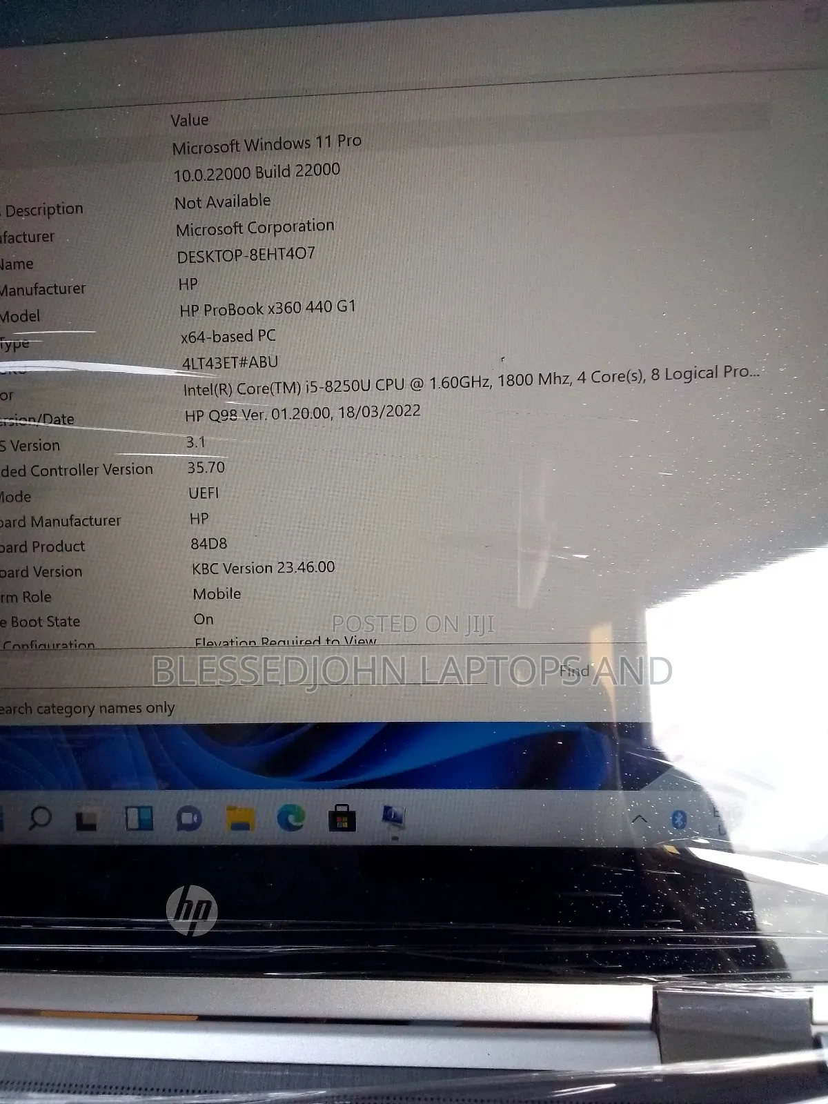 Laptop HP ProBook 440 G1 8GB Intel Core i5 SSD 256GB