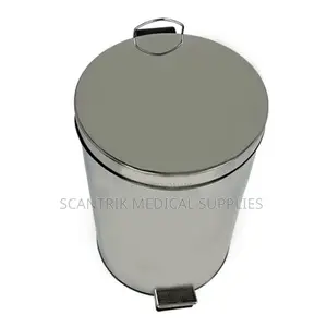 Slim Design Stainless Steel Trash Bin Pedal for Narrow Spaces
