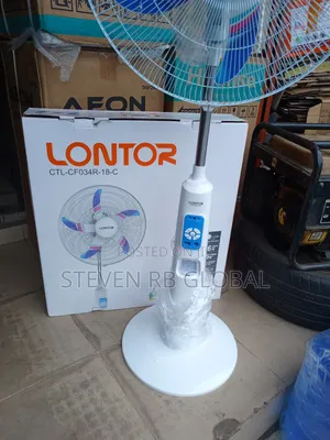 Lontor 18” Rechargeable Standing Fan | CTL-Cf034r-18-C