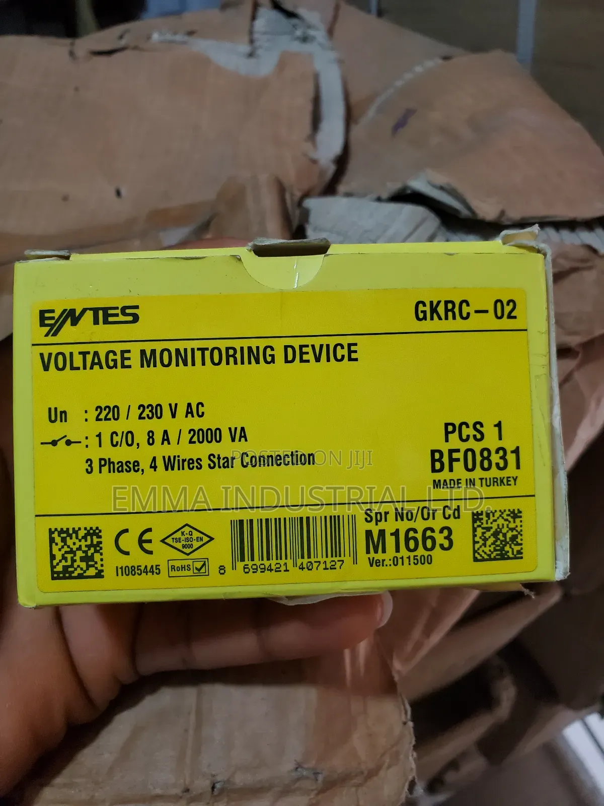 GKCR-02 Phase Failure Relay