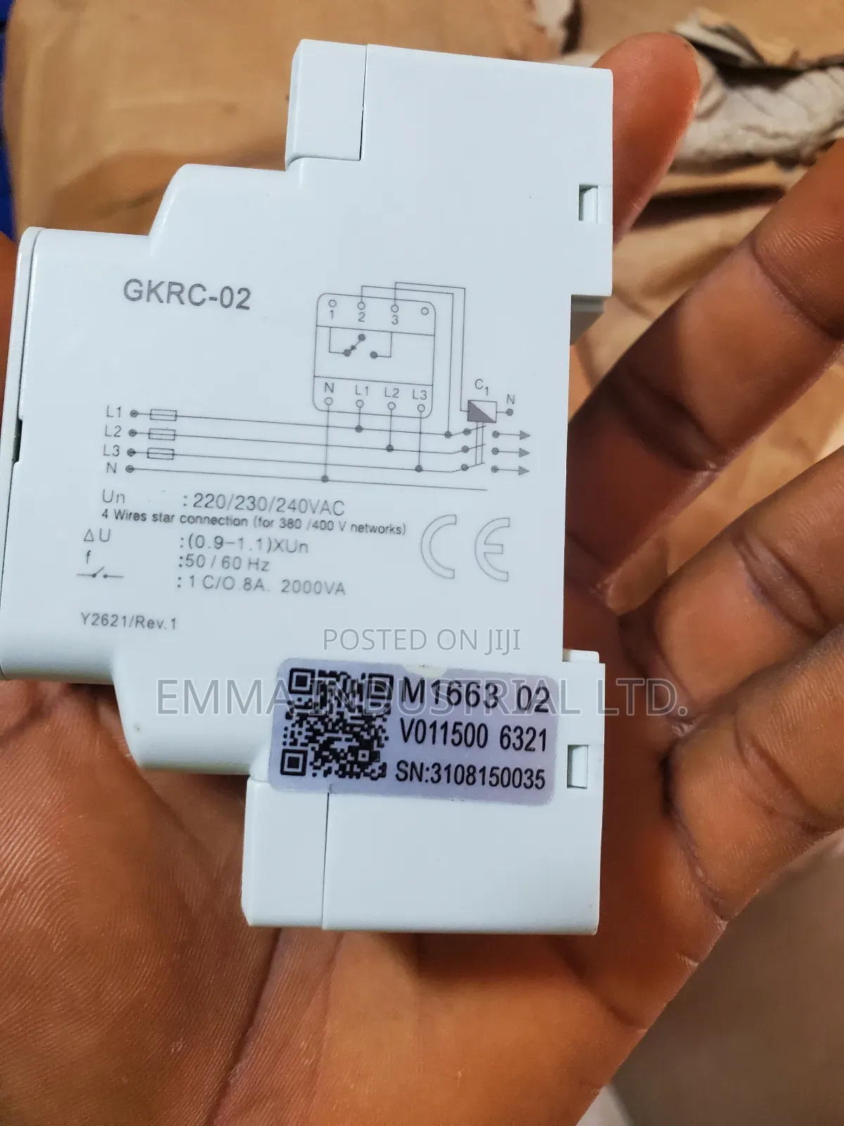 GKCR-02 Phase Failure Relay