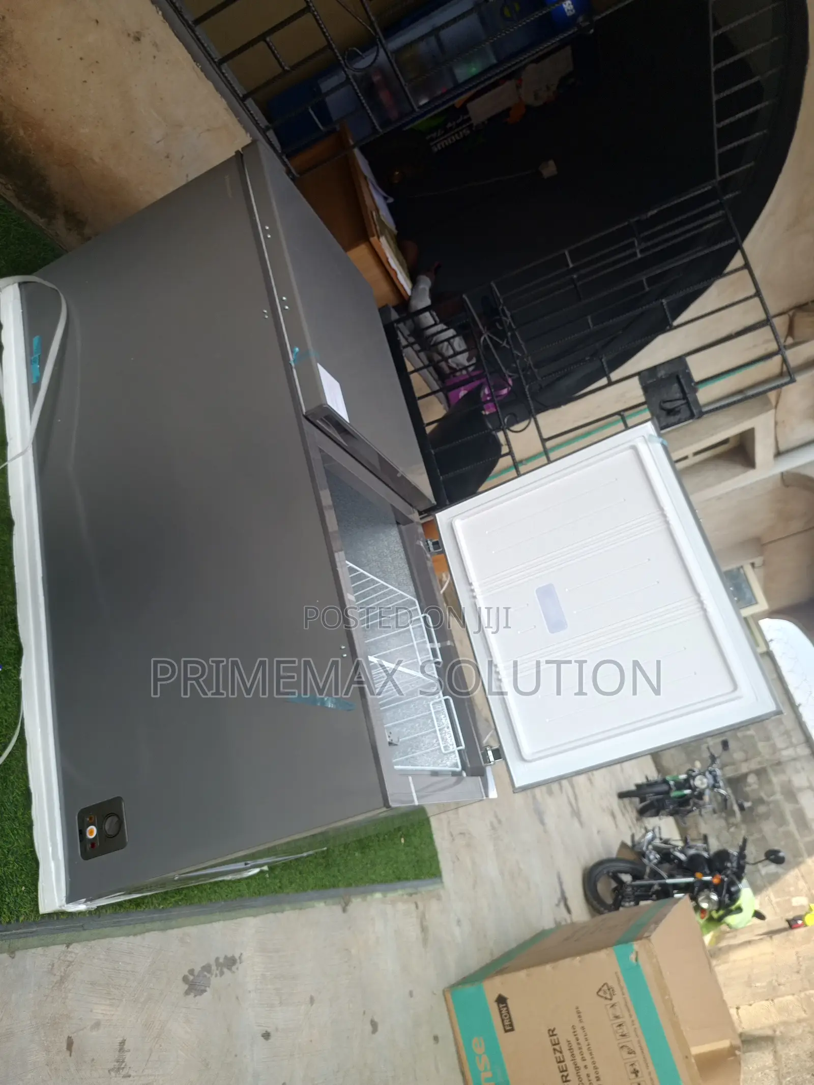 55dd Hisense Fc66dd 500 Liters Double Door Chest Freezer With Glass Top for ...