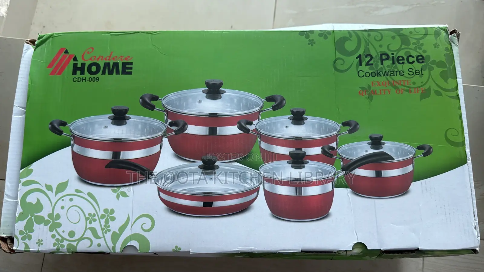 12 PCS Stainless Steel Cookware