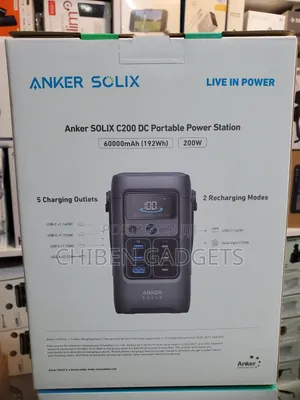 Anker Solix C200dc Portable Power Station 192wh/200w