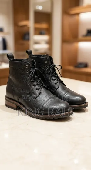 Original Levi Strauss Leather Boots - Rare Big Size 47