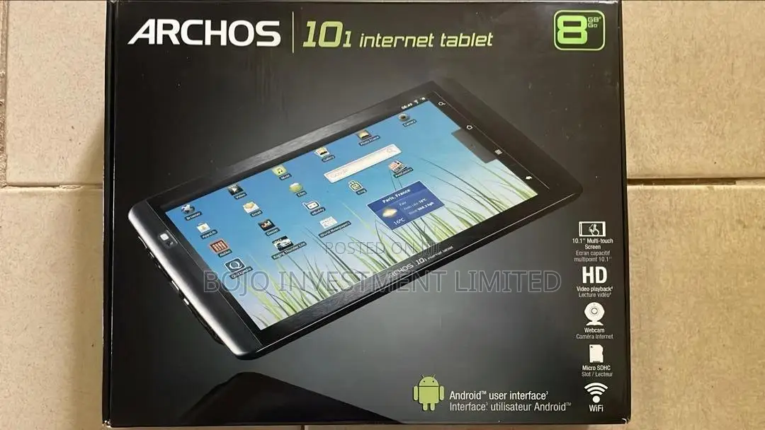 New Archos 101 Internet Tablet 8 GB Black