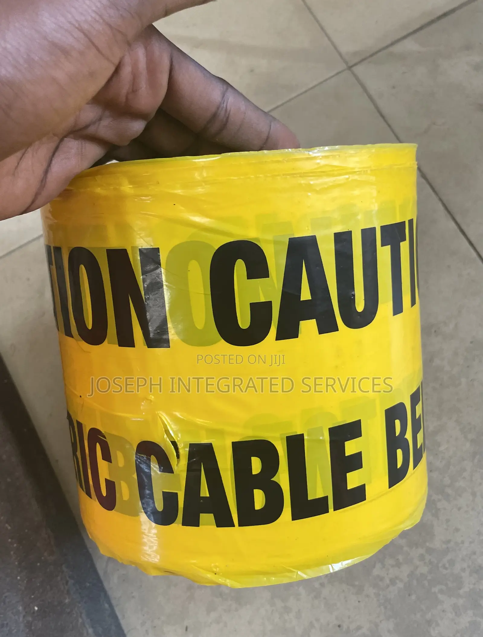Caution Electric Cable Warning Tape 6”