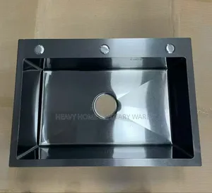 Black Handmade Sink B1