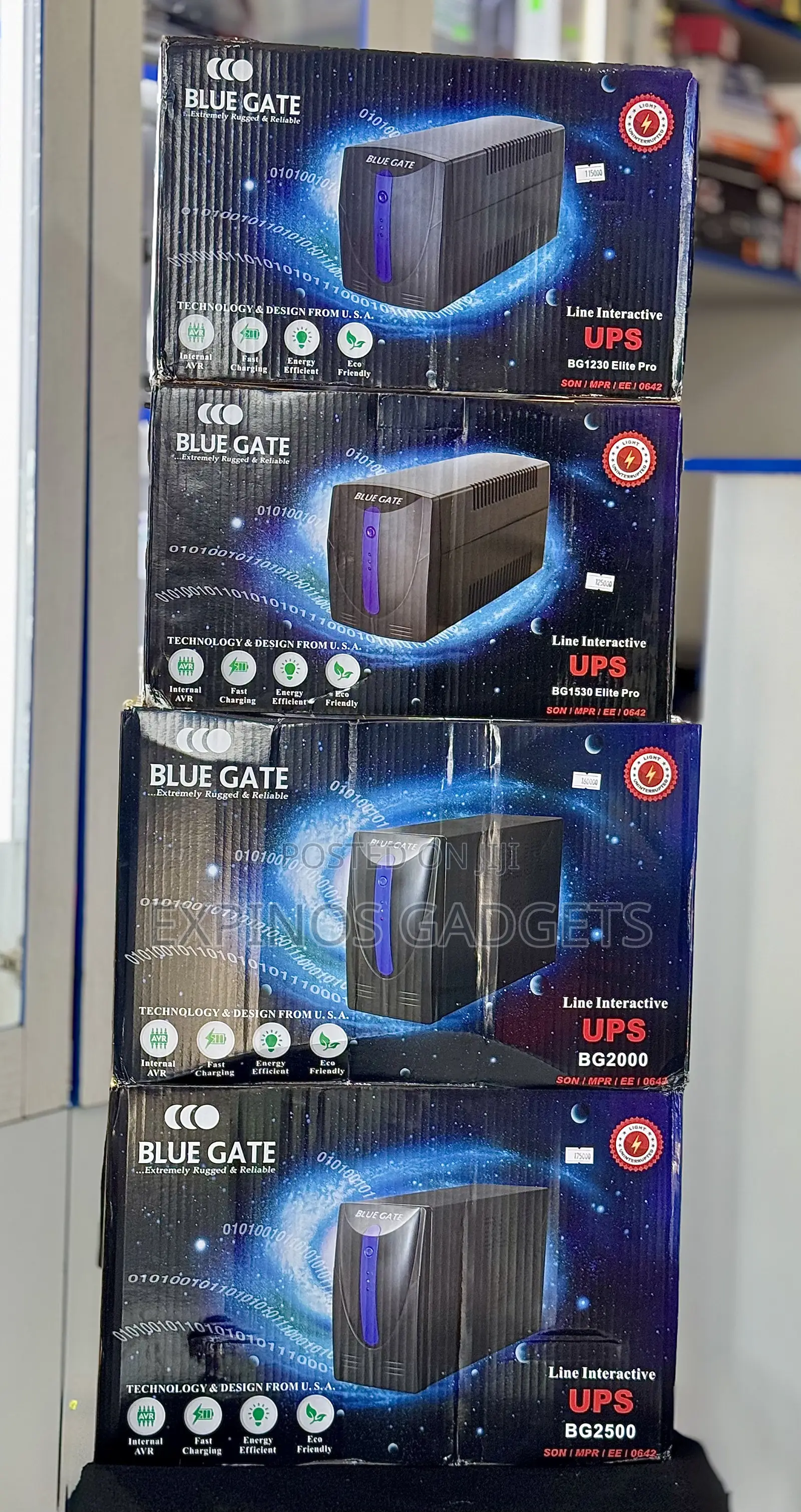 Bluegate Bg2500 Line Interactive Ups.