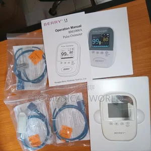 Berry Pulse Oximeter With 3 Spo2 Probe