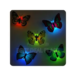 Glowing Butterfly Night Led Lamp Interior Lighting Decoration