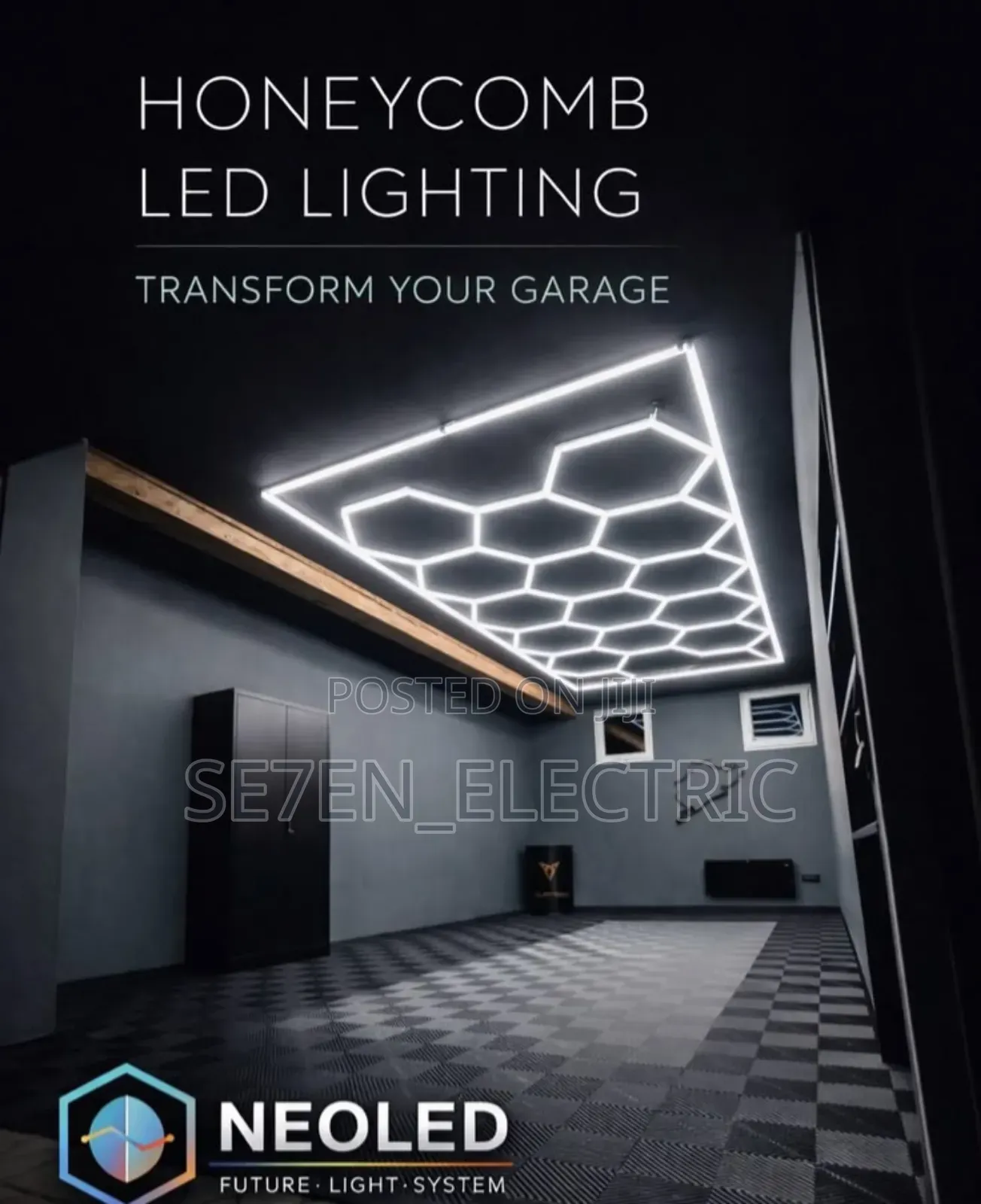 Led Honey Comb Universal Installation Linear Lighting