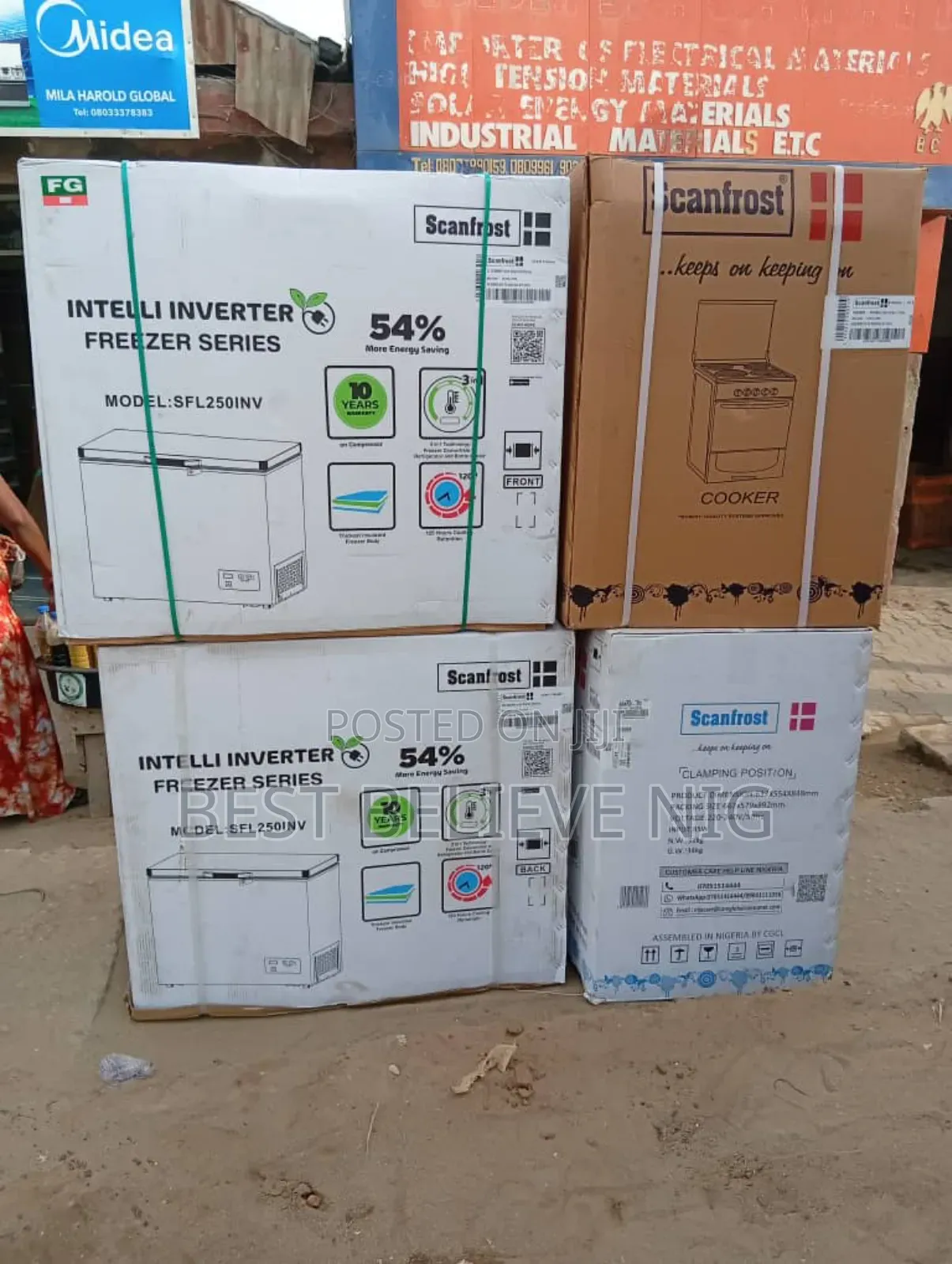 Original Scanfrost Inverter Deep Freezer
