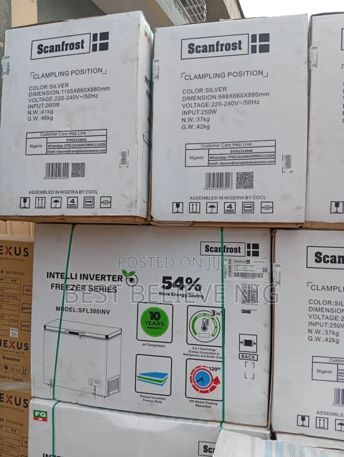 Original Scanfrost Inverter Deep Freezer