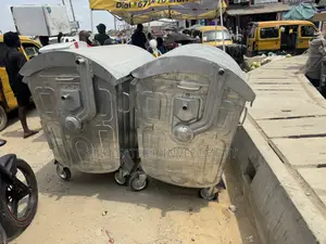 1100 Liters Imported Pure Galvanized Waste Bin